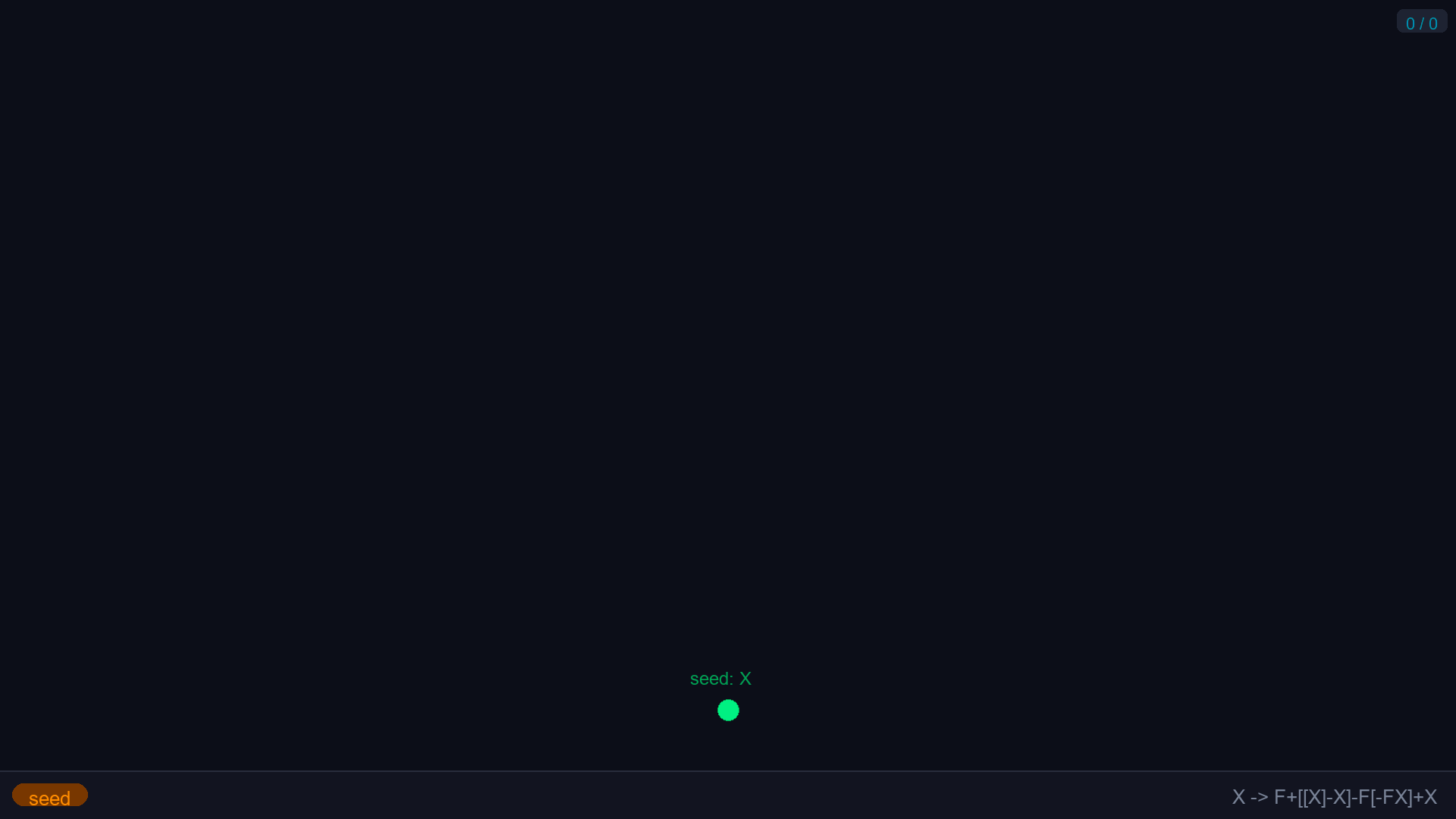 L-система: от зерна до полноценного дерева за 5 итераций